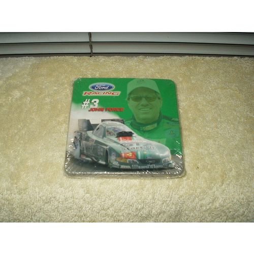 nascar ford racing john force matt kenseth rick crawford greg biffle 3.75" coaster?