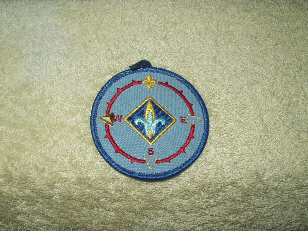 boy scouts compass patch pin on or iron?