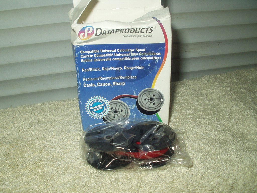 data products # r3027 calculator ribbon 1ea casio cannon sharp