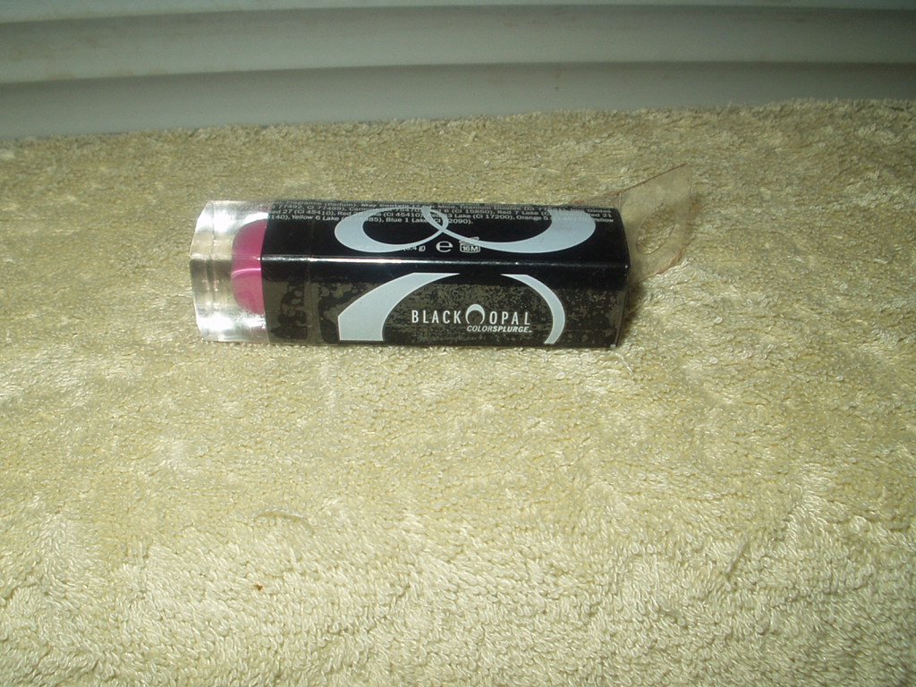 black opal color splurge luxe cream lipstick french pink kf5 sealed .12 oz