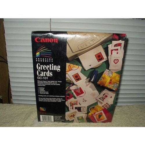 cannon bjc gc-101 greeting cards &envelope kit