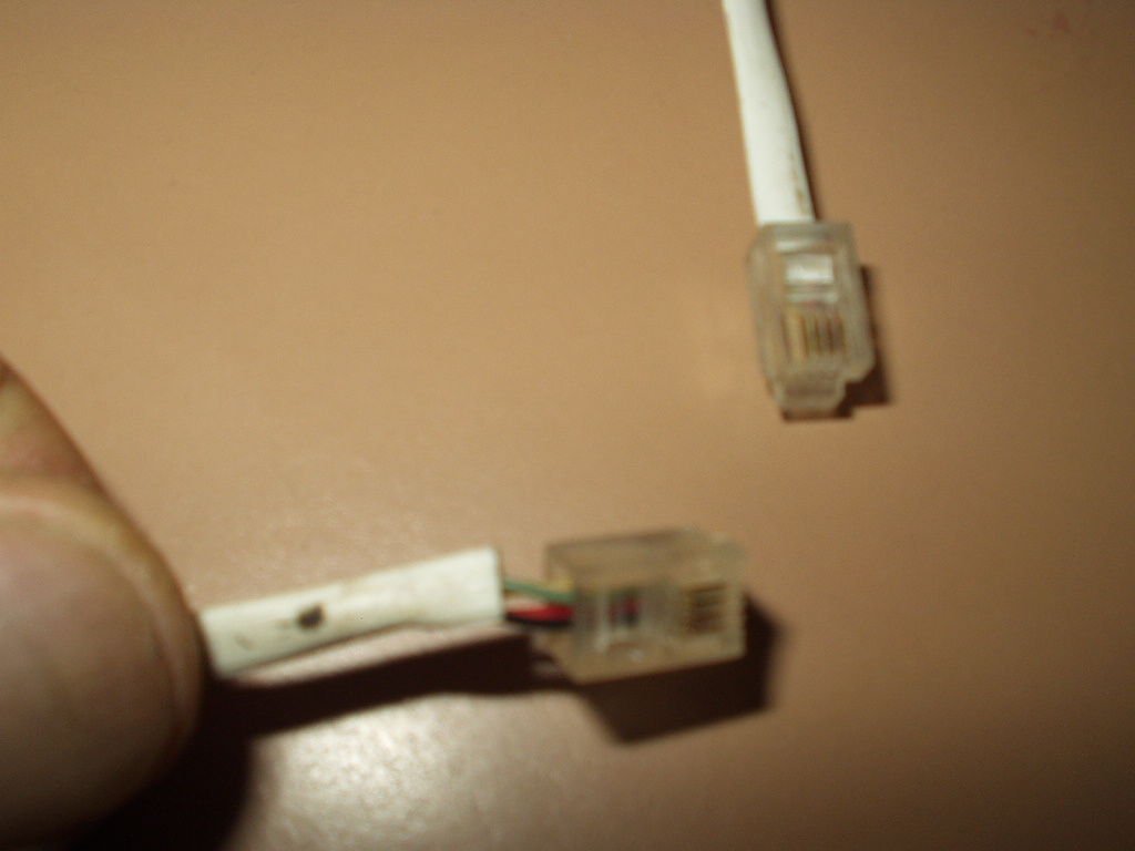 landline telephone receiver cords lot of 3 2 6' & 1 24' measured