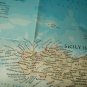 map of italy 22.75" wide x 34" tall national geographic reprinted 2007 2 sides