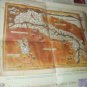 map of italy 22.75" wide x 34" tall national geographic reprinted 2007 2 sides