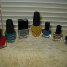 nail polish opi la works color workshop sparkle most partial bottles lot of 7