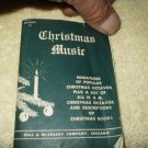 vintage xmas christmas music booklet 72 hall & mccreary 128 pages songs , notes