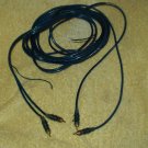 3 INTERCONNECT CABLES 15' RAPTOR NEON BLUE + 17' RCA HI PERFORMANCE + 40" CABLE