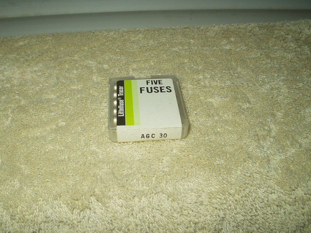 agc 30 lot of 5 individual fuses littlefuse 30 amp
