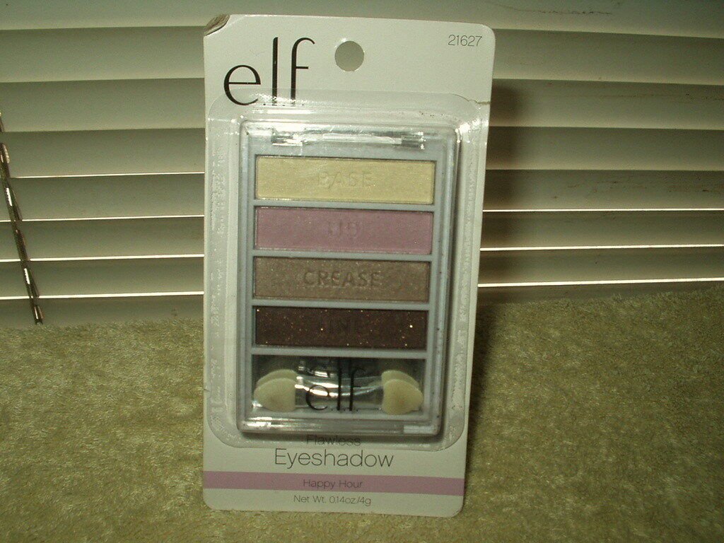 elf flawless eyeshadow happy hour #21627 base lid crease line & applicator