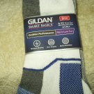 gildan #gp3mlc 3pair men's low cut socks 6-12 shoe size cushion performance