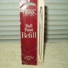 vintage cross ball point pen refill blue ink medium point #8511 works