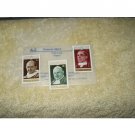 stamps rwanda 390-2 pope paul 6 pie 12 jean 23 lot of 3 1970
