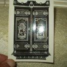 vintage wallace collection postcard f61 wardrobe a.c. boulle 1642-1732 black & white