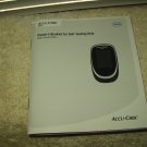 Accu-chek nano glucose meter/monitor manual only in english & spanish