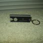 horace mann labeled mini led flashlight for keychain black & silver colored working