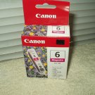 canon bci-6m magenta ink tank sealed in box free returns
