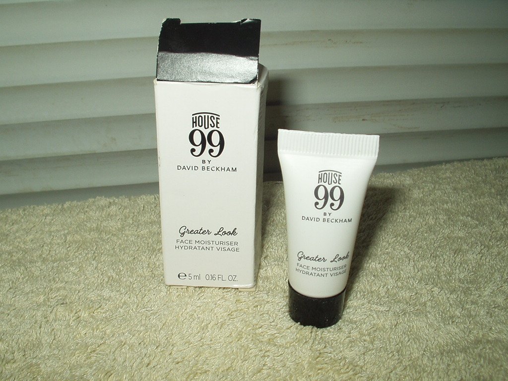 house 99 david beckham men's face moisturizer .16 oz sample size