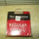 pantyhose no nonsense regular size b nude reinforced toe 007 sealed package