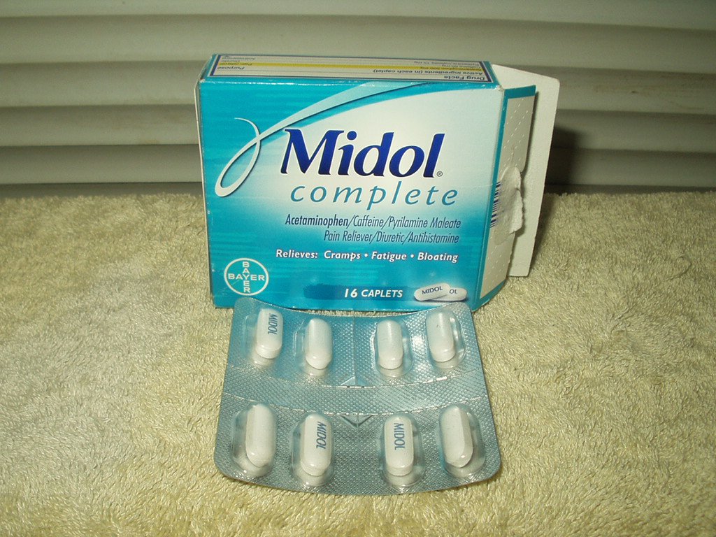 bayer midol complete 8 sealed tablets remaining from a 16 pack exp 11/20