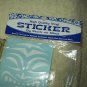 tiki 18 -18w white vinyl decal sticker approx 7" x 2.75" by stuck on maui