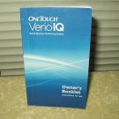 one touch onetouch verio IQ glucose meter / monitor "manual" only in ENGLISH & SPANISH
