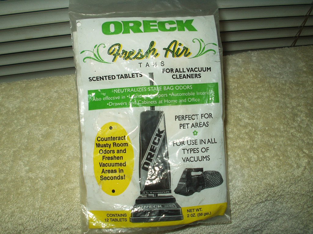 oreck vacuum cleaner fresh air tabs pack of 12 for all vacuums