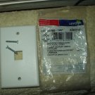leviton 41080-1wp quickport 1 port single gang wallplate