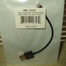 monoprice 6" apple MFi certified select series black lightning cable straight pid 12835