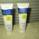 avon footworks therapeutic cracked heel relief cream lot of 2 1.7 oz tubes