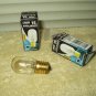 15 watt appliance bulb feit electric tubular clear intermediate base lot of 2 #15t7n-130