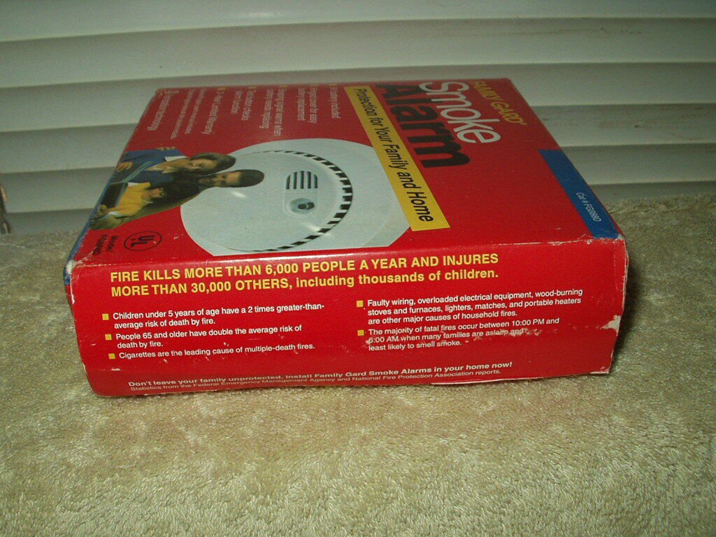 family gard smoke alarm fg888d in original box sealed spanish english