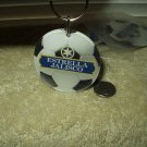 estrella jalisco plastic soccer ball logo keychain keyring rare
