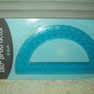 protractor 180 degree blue plastic sealed home depot #713-585