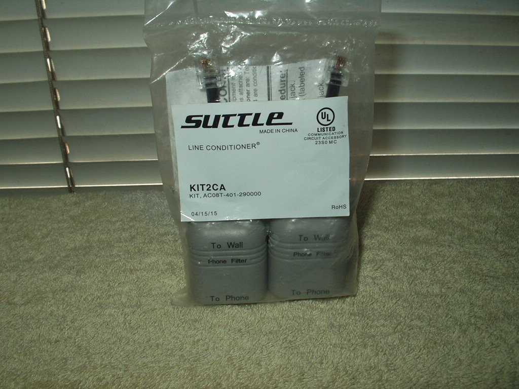 suttle kit2ca telephone line conditioner 2ea in the sealed bag