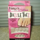 dazzle toez #31025 complete toenail kit 24 nails 12 sizes for teeny toes too
