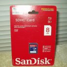 sandisk 8gb sdhc memory card sealed class 4 cameras & camcorders