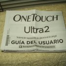 lifescan onetouch ultra 2 ultra2 glucose monitor users guide only in spanish