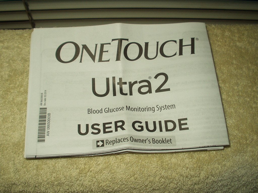 lifescan onetouch ultra 2 ultra2 glucose monitor users guide only in english