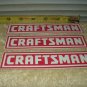 craftsman tools set of 3 full color vinyl stickers imperfect