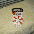 rayovac size 13 hearing aid batteries 1 set of 6 each 1.45 volts exp 04/2022