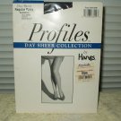 hanes profiles day sheer pantyhose size EF sandalfoot style 00n29 barely black