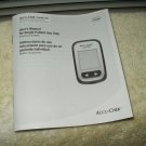 accu-chek guide me users manual  only in english & spanish