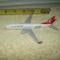 turkish airlines model diecast airplane 5" 100% metal