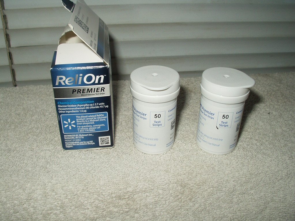 relion premier test strips 1 open box of 100 exp 11/17/21