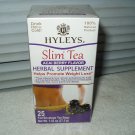 hyleys herbal slim tea acai berry flavor sealed box of 25 foil envelopes best b4 10/22