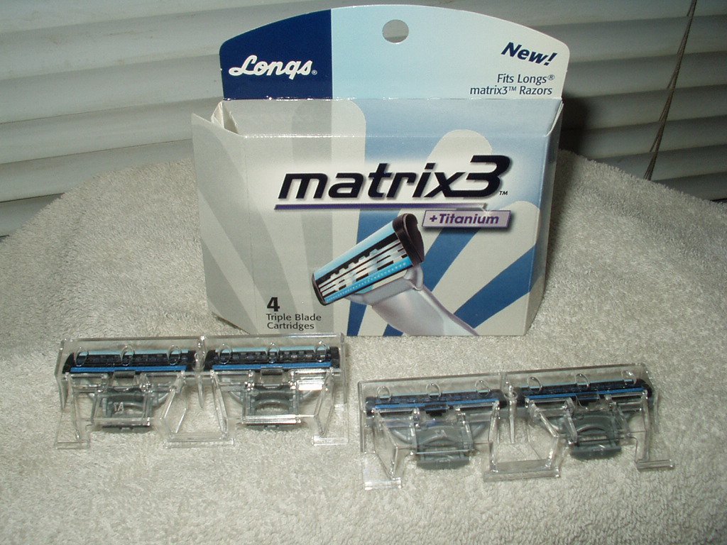 longs drugs matrix3 titanium razor blades set of 4 each