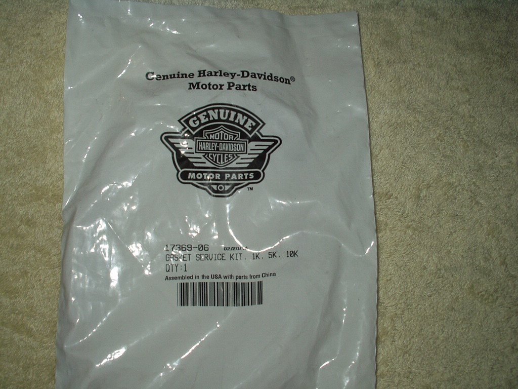 harley davidson gasket service kit 1736906 1k 5k 10k sealed