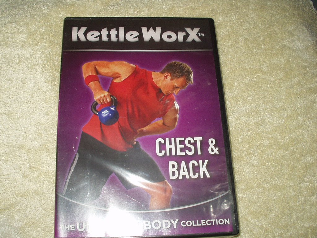kettleworx kettle worx chest & back workout dvd new sealed