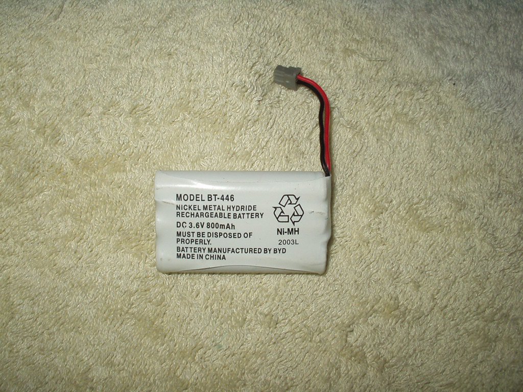 uniden byd bt-446 ni-mh battery dc 3.6volts 800mah