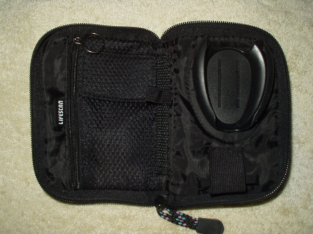 one touch ultra 2 glucose meter case pouch only belt hook & outside pocket